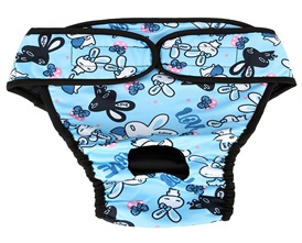 Mogoko 2PCS Adjustable & Washable Female Pet Max Diaper Girl Dog Sanitary Pantie with Closure(Size XL) 